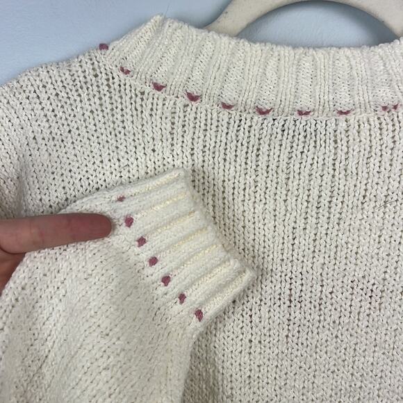 Vintage Carriage Court longline mock neck heart detail knit sweater - Picture 7 of 7